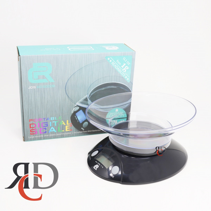 DIGITAL SCALE JDS-KC5000B 0.1G BLACK CRS57 1CT