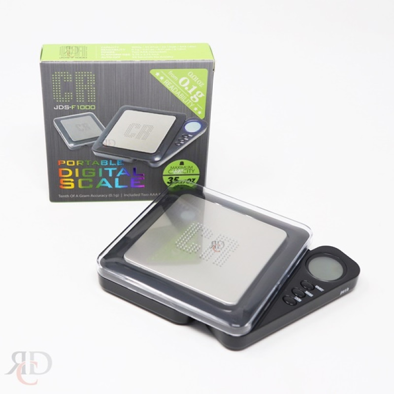 SCALE CR JDS-F1000 0.1G SQ GREEN BOX CRS14