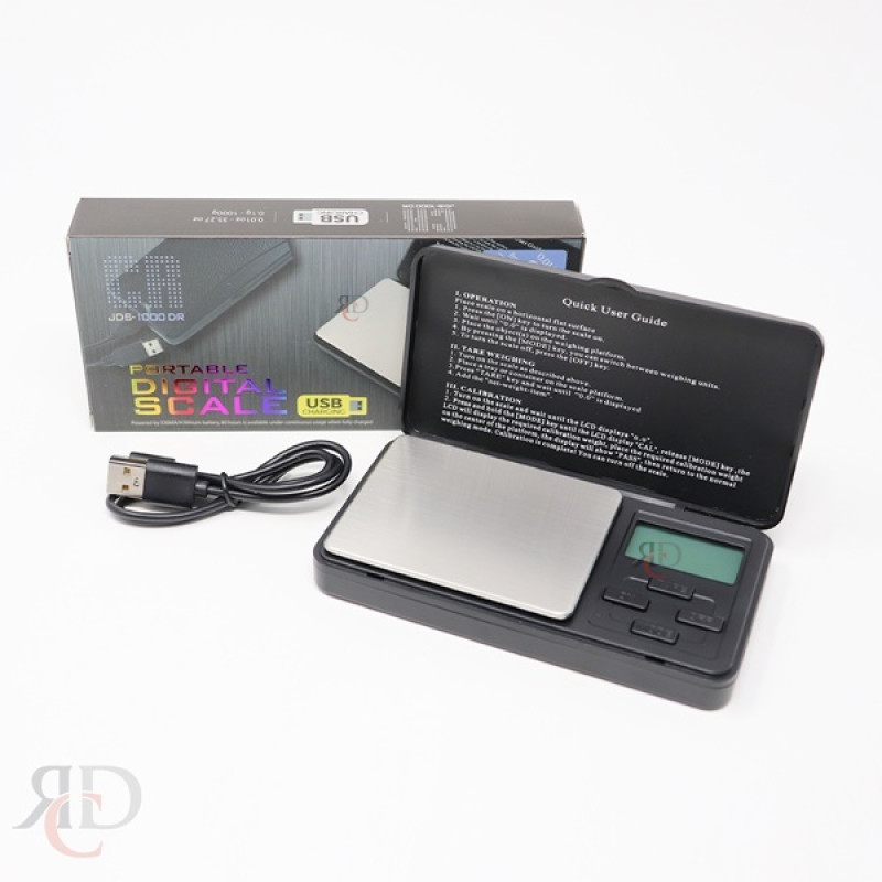 SCALE JDS-1000 DR 0.1G PURPLE WITH USB CHARGING 1CT