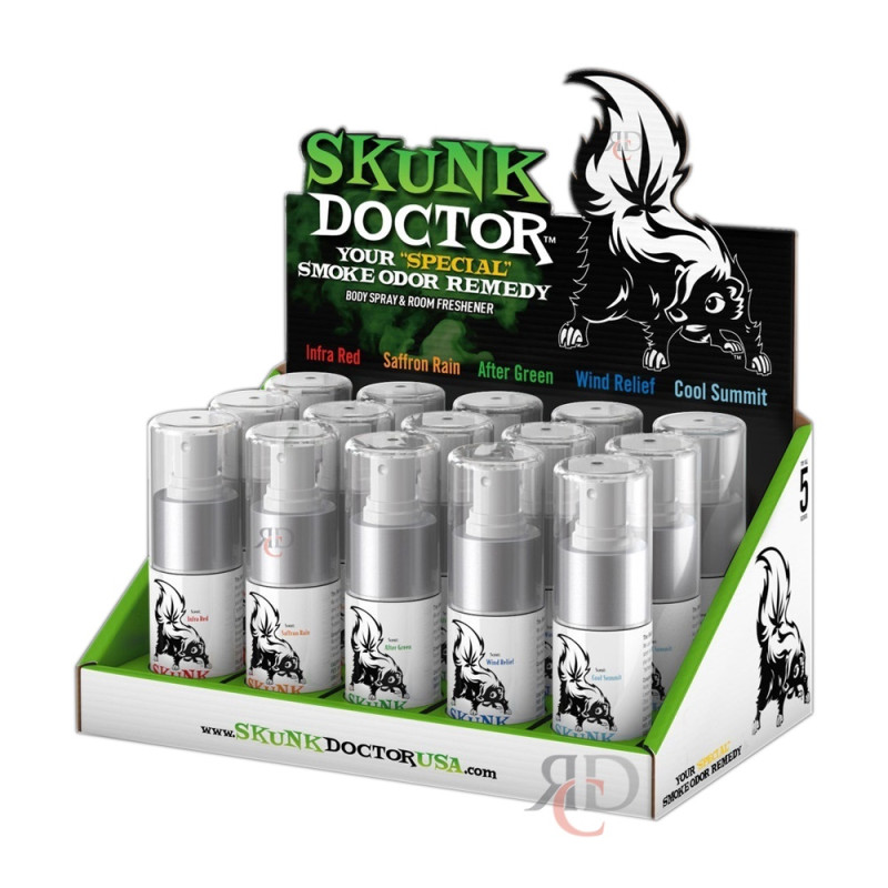 SKUNK DOCTOR ODOR EATERS PLUS FRAGRANCE SPRAY 15CT/ DISPLAY