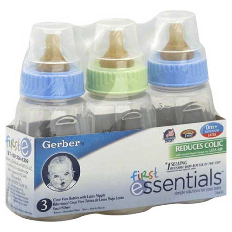 NUK (GERBER) BABY BOTTLES 5 OZ Clear 1CT
