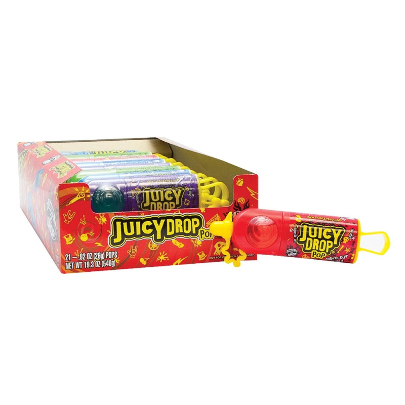 BAZOOKA JUICY DROP CANDY CANDY 24CT/ DISPLAY 