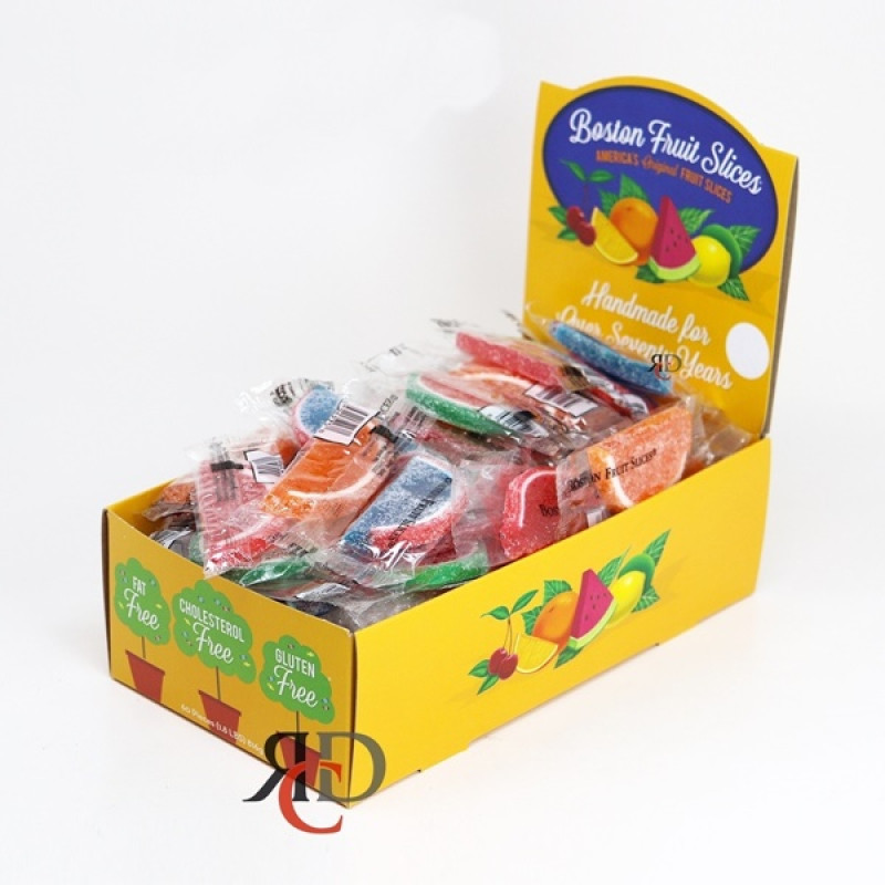 BOSTON FRUITS SLICE 60CT/ DISPLAY