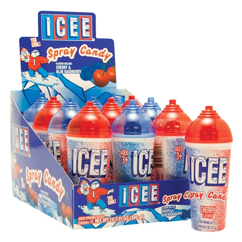 KOKO'S ICEE SPRAY CANDY 12CT/ DISPLAY