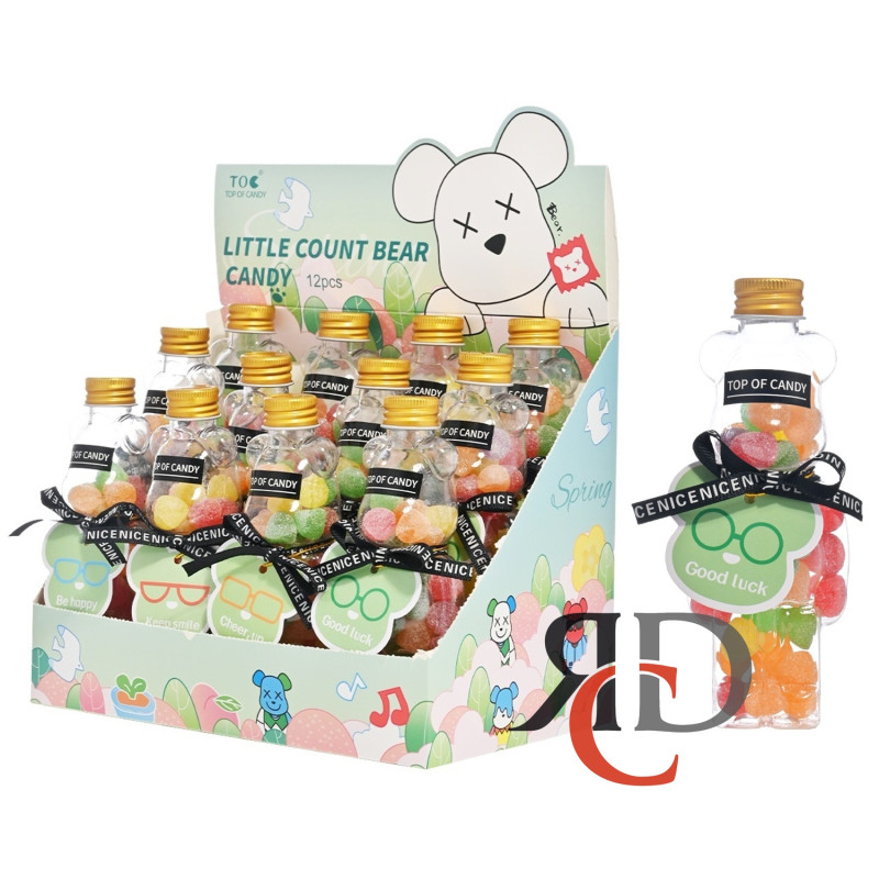 TOP OF CANDY LITTLE COUNT BEAR CANDY 12CT/ DISPLAY