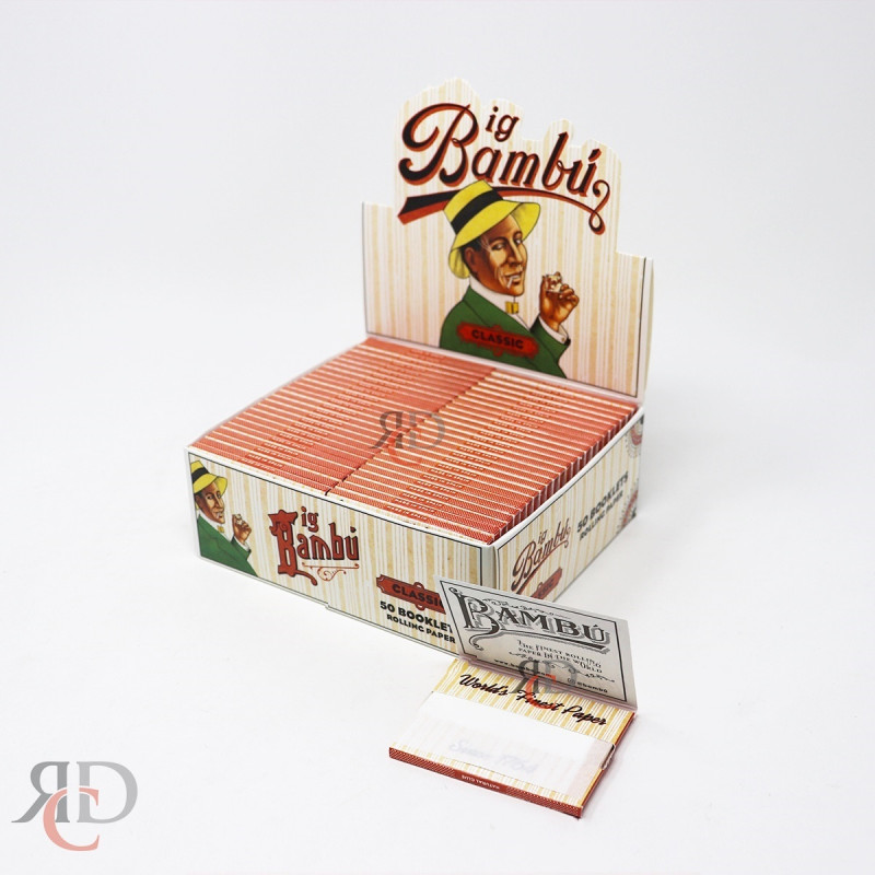BIG BAMBU CIGARETTE PAPER 50CT/ DISPLAY