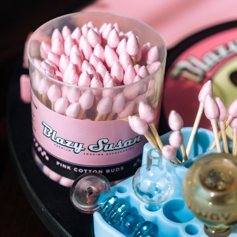 BLAZY SUSAN COTTON BUTTS JAR