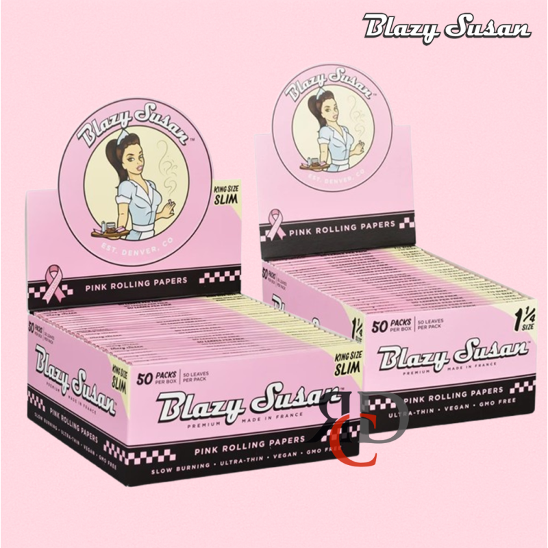 BLAZY SUSAN PINK PAPER - 50CT/ DISPLAY