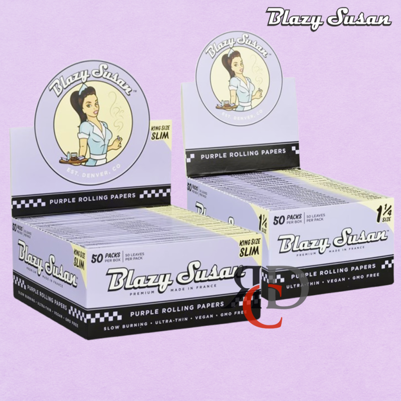 BLAZY SUSAN PURPLE PAPER - 50CT/ DISPLAY