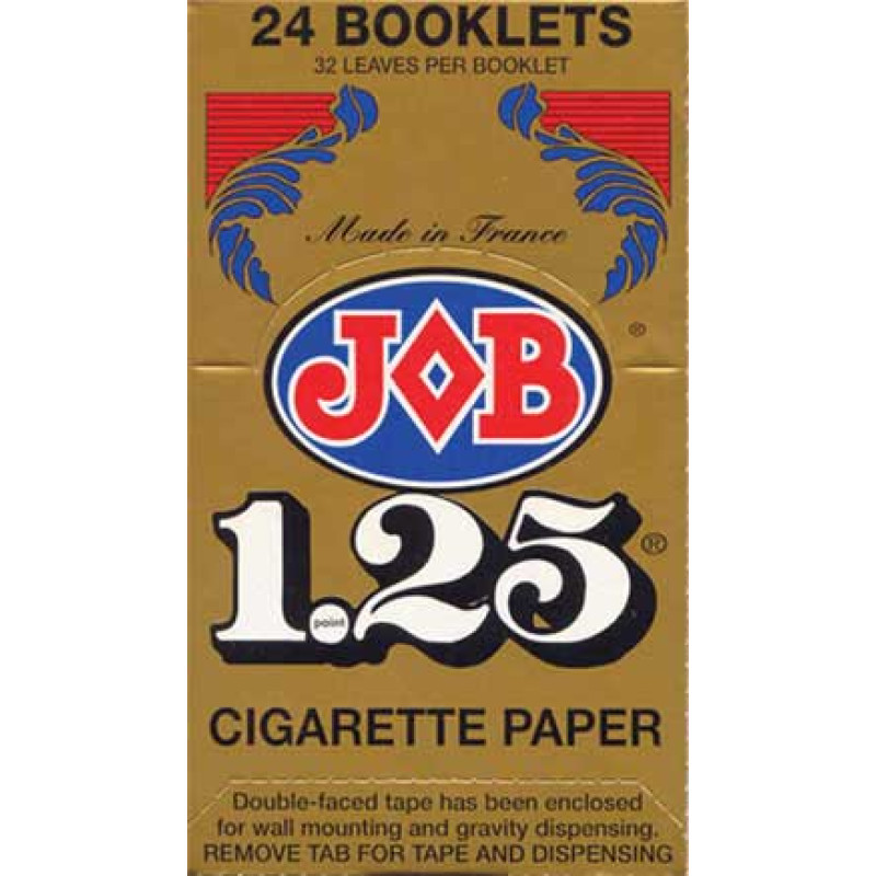 JOB 1 1/4 CIGARETTE ROLLING PAPERS 24CT/PACK