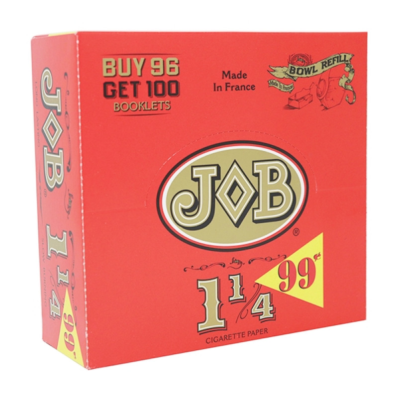 JOB CIGARETTE PAPER 1 1/4 99 CENTS 100CT/PACK