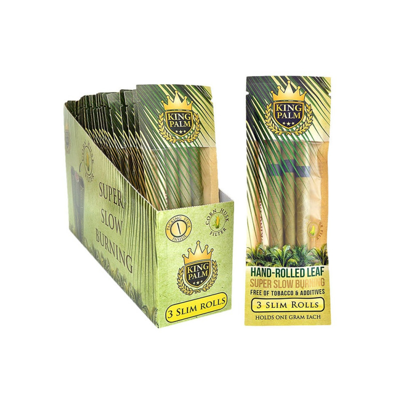 KING PALM SUPER SLOW 2KING ROLL WRAP 24CT/PACK