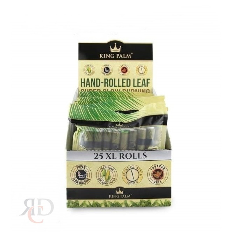 KING PALM XL SIZE BULK 25PK + BOVEDA - 8CT/PACK