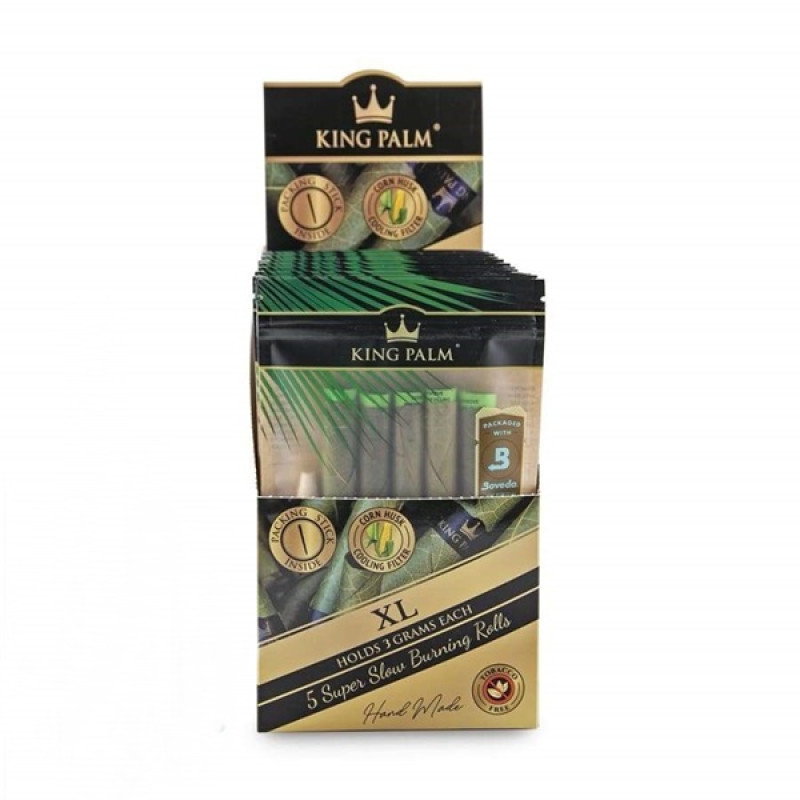 KING PALM XL SIZE W/ BOVEDA 5PK - 15CT/ DISPLAY