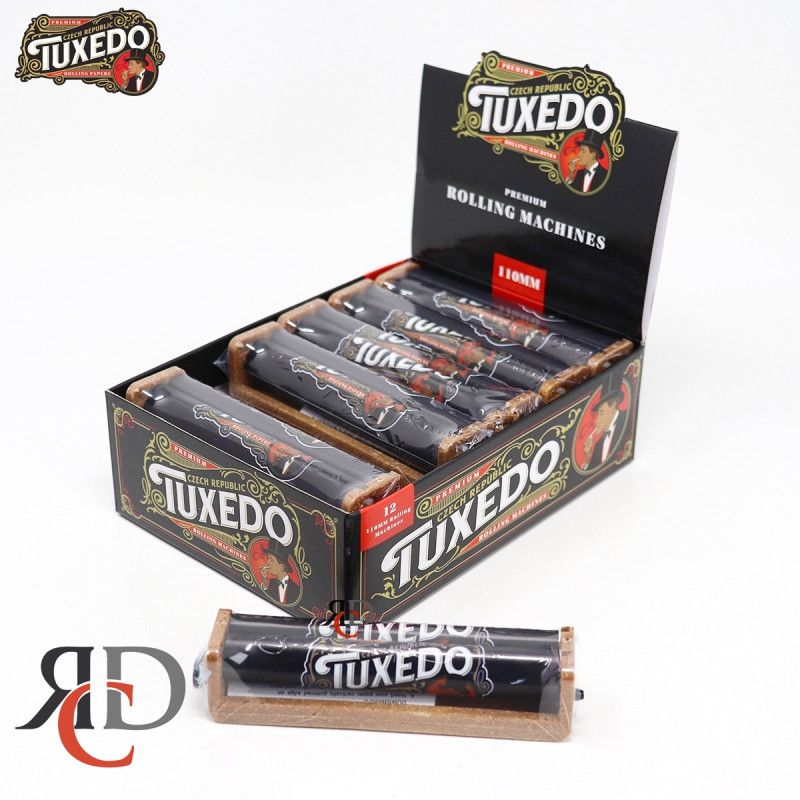 TUXEDO PLASTIC ROLLERS 110MM 12CT/PACK
