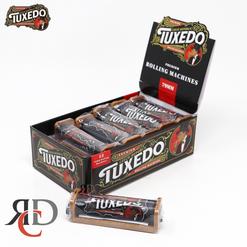TUXEDO PLASTIC ROLLERS 79MM 12CT/PACK