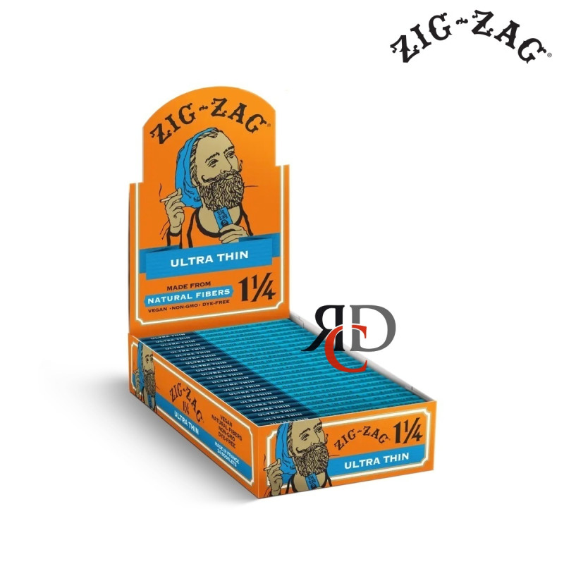 ZIG ZAG ULTRA THIN 1 ¼ CIGARETTE ROLLING PAPERS 24CT/PACK