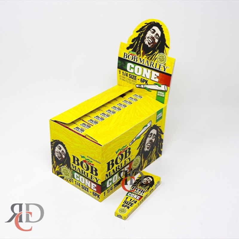 BOB MARLEY 1 1/4 CONE 33CT/ DISPLAY