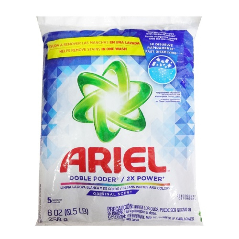 ARIEL POWER DETERGENT POWDER 250G REGULAR 1CT