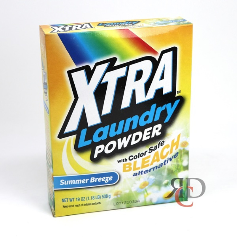 XTRA 19OZ LAUNDRY POWDER W/ BLEACH - SUMMER BREEZE