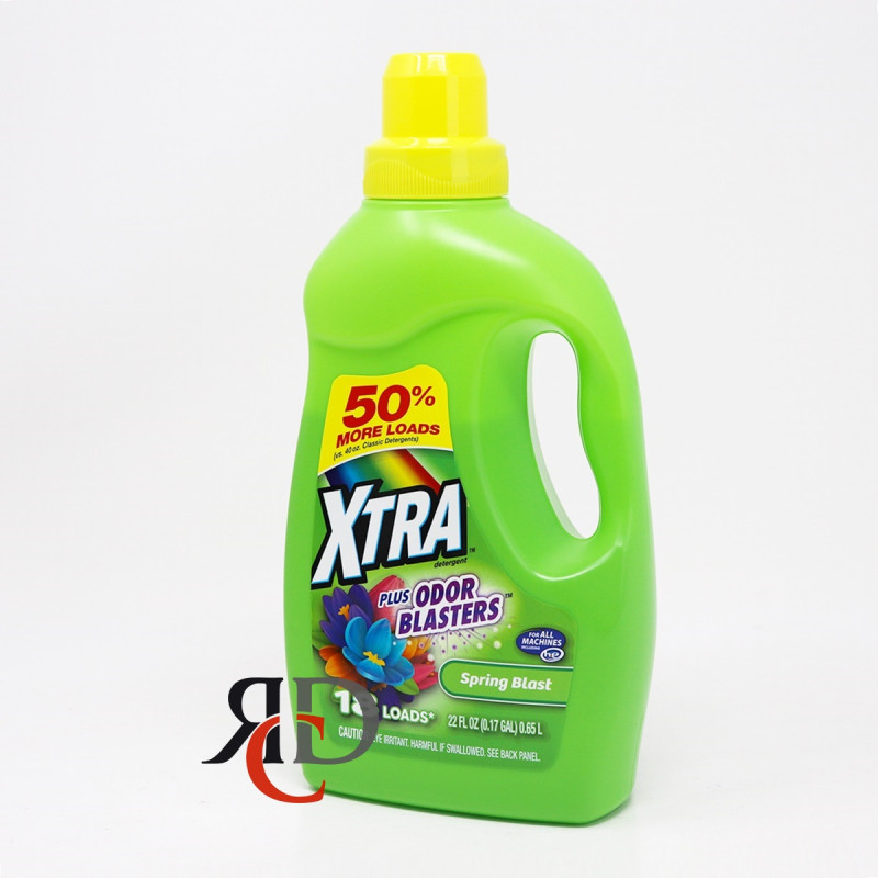 XTRA 22oz LAUNDRY LIQUID + ODOR BLASTER - SPRING BLAST