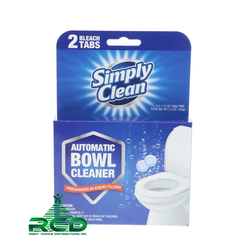 SIMPLY CLEAN 2CT TOILET BOWL CLEANING TAB