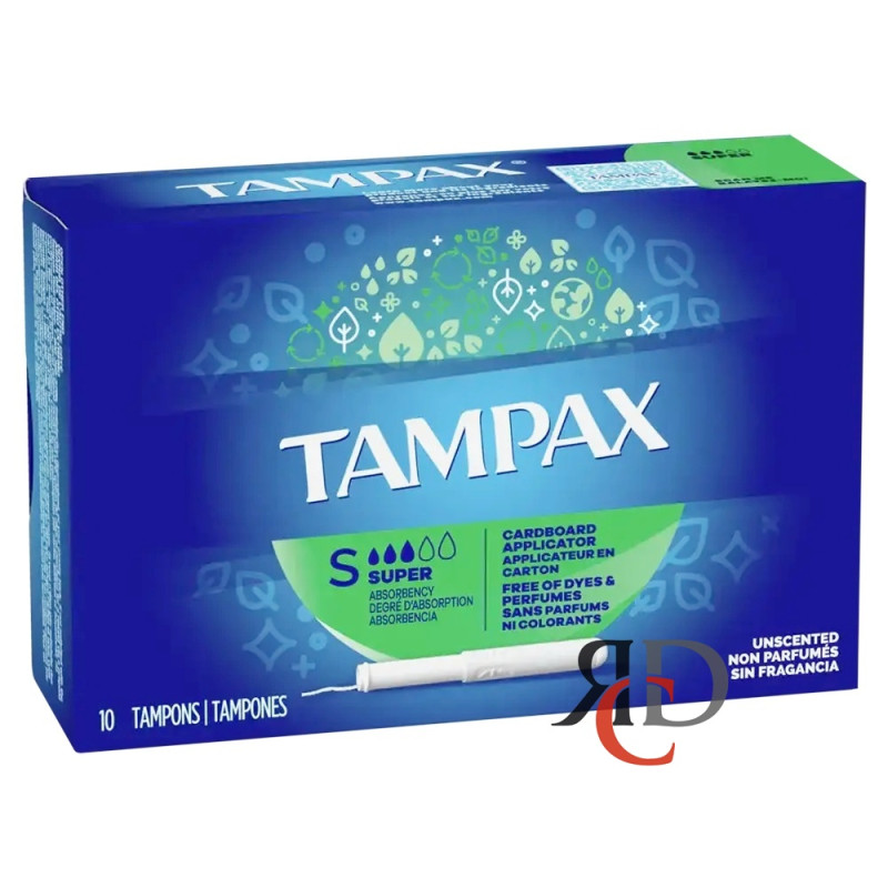 TAMPAX SUPER ABSORBENCY (PACK OF 10)
