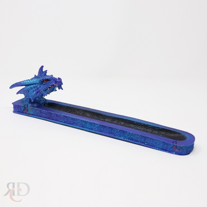 BLUE DRAGON POLYSTONE INCENSE BURNER 1CT