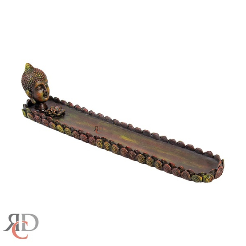 BUDDHA POLYSTONE INCENSE BURNER 1CT
