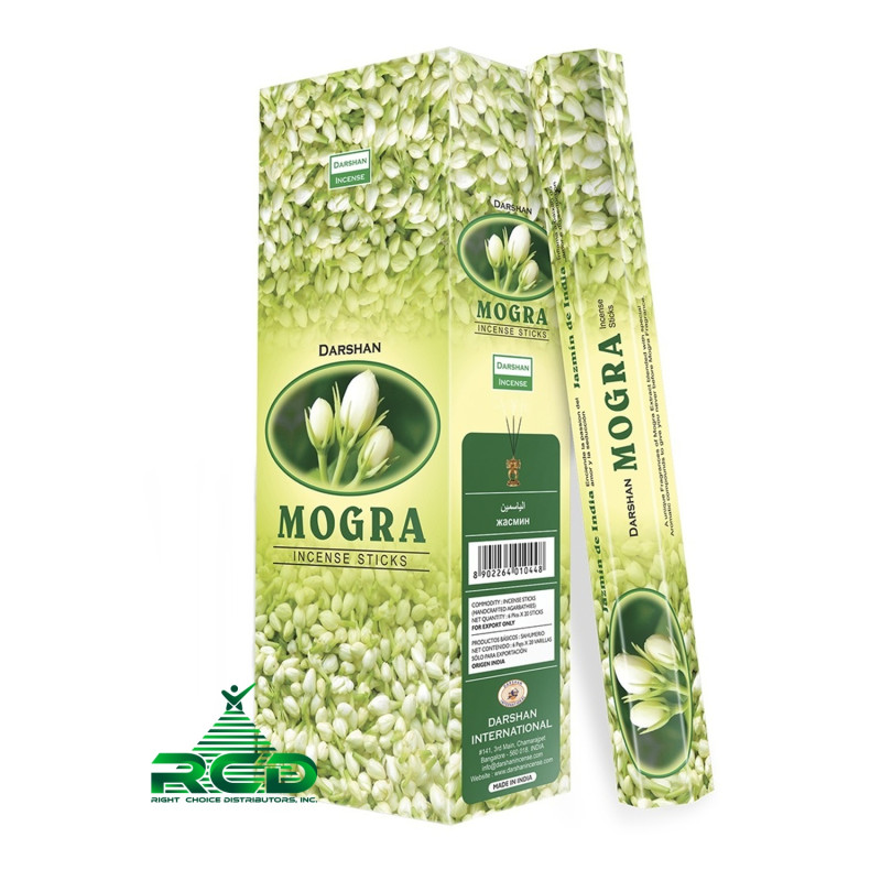 DARSHAN INCENSE - MOGRA 6CT/ PACK