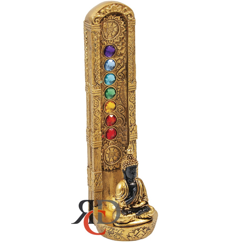 INCENSE HOLDER BUDDHA POLYSTONE IN23 1CT