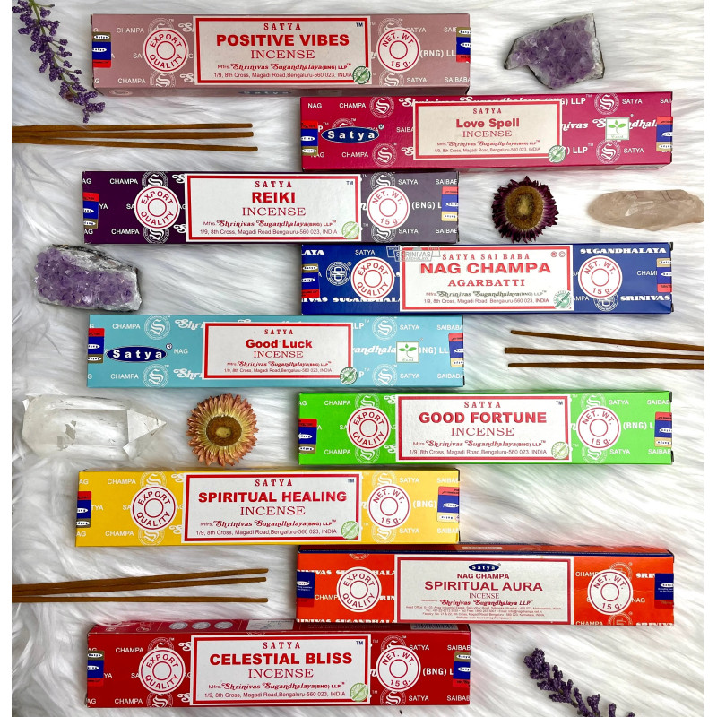 SATYA INCENSE 12CT/ DISPLAY