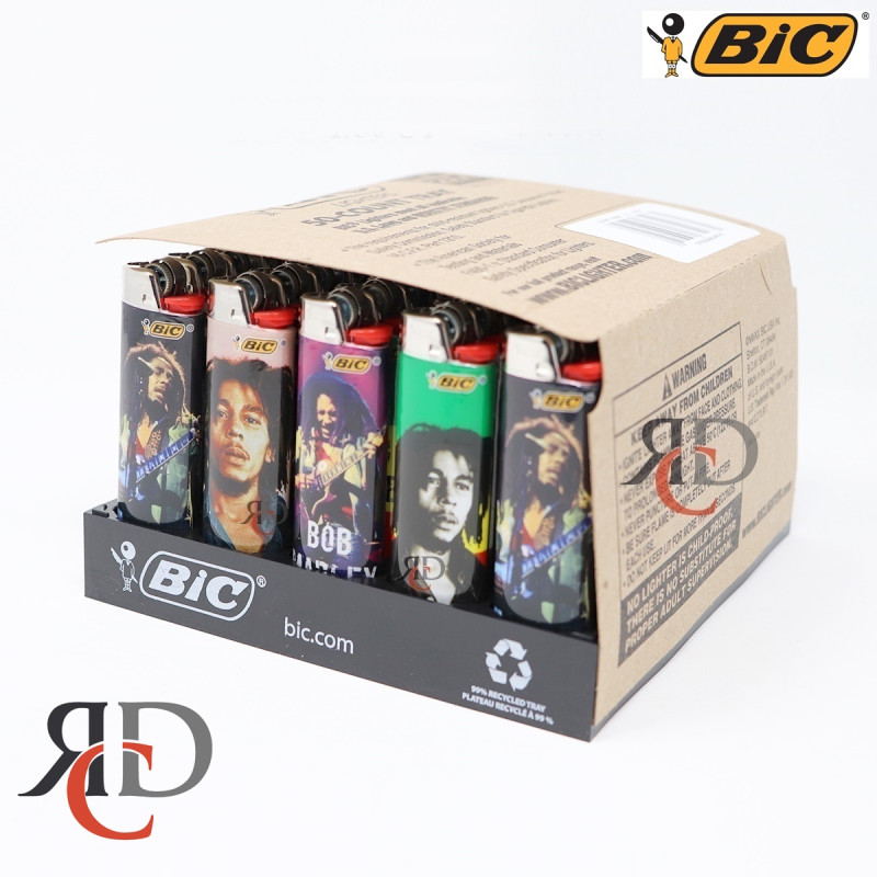 BIC LIGHTER BOB MARLEY 50CT/ TRAY