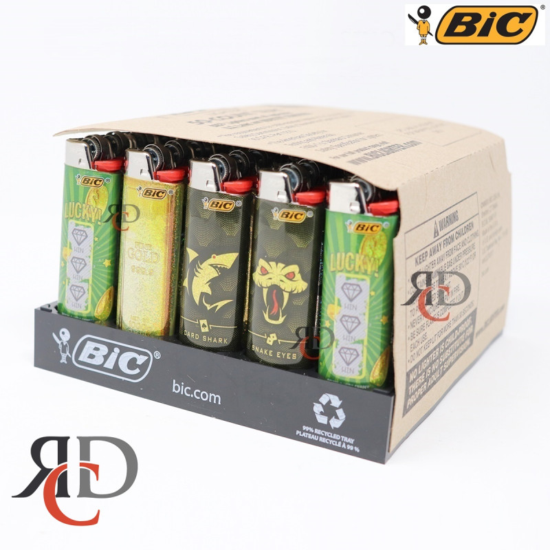 BIC LIGHTER CASINO 50CT/ TRAY