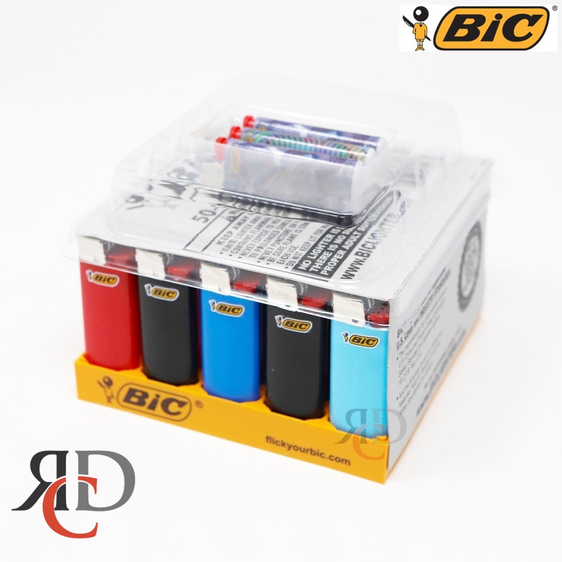 BIC LIGHTER MINI PLUS 3 50CT/PACK **NEW PRICE**
