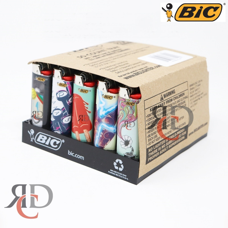 BIC LIGHTER NOSTALGIA 50CT/ TRAY