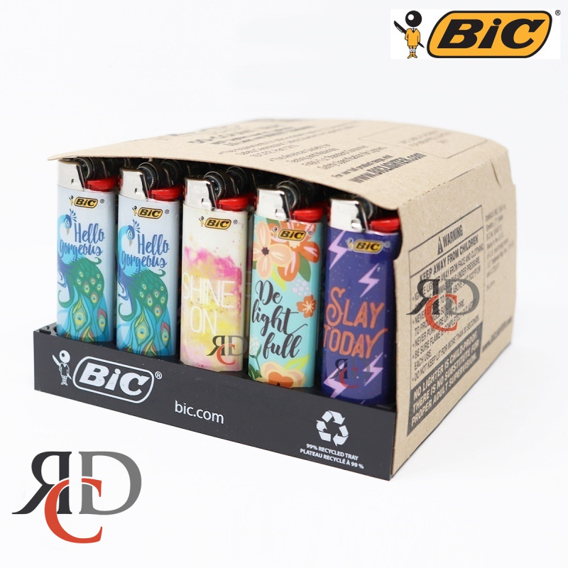 BIC LIGHTER POSITIVE AFFIRMATION 50CT/ TRAY
