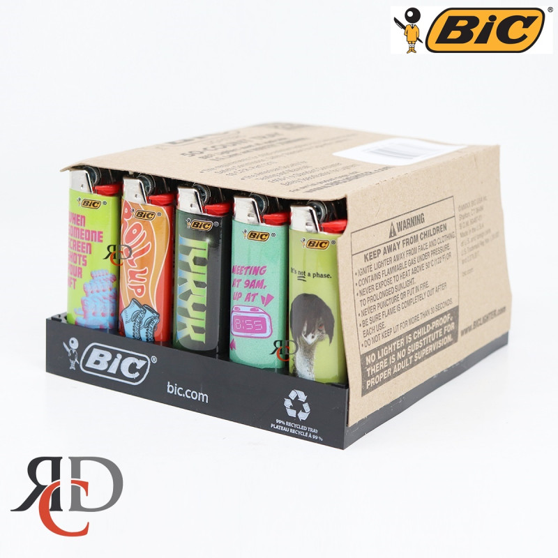 BIC LIGHTER ROTATING TREDNS BIC73 - 50CT/ DISPLAY