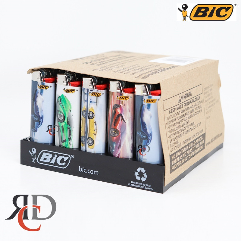BIC LIGHTER SUPERCAR BIC72 - 50CT/ DISPLAY