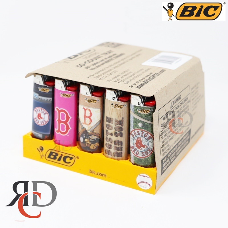 BIC LIGHTERS RED SOX 50CT/PACK