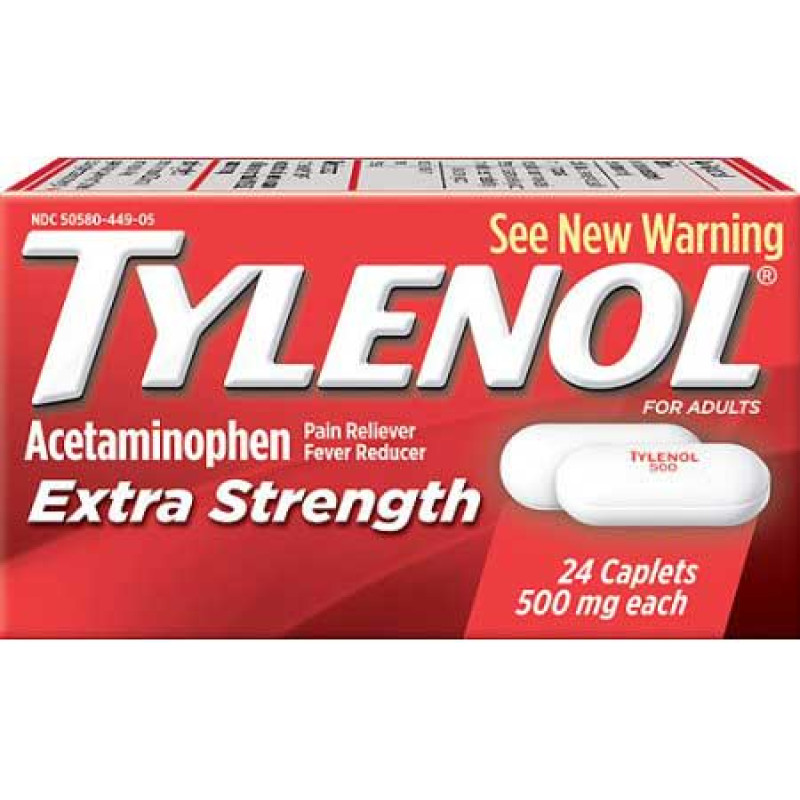 TYLENOL EXTRA STRENGTH 24 CAPLET