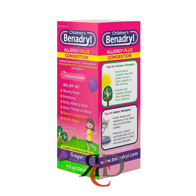 BENADRYL CHILDREN'S GRAPE 4OZ 1CT