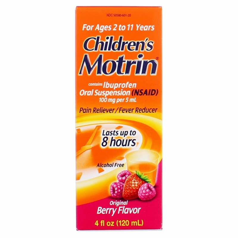 MOTRIN CHILDRENS BERRY FLAVOR 4 OZ BOTTLES 1CT