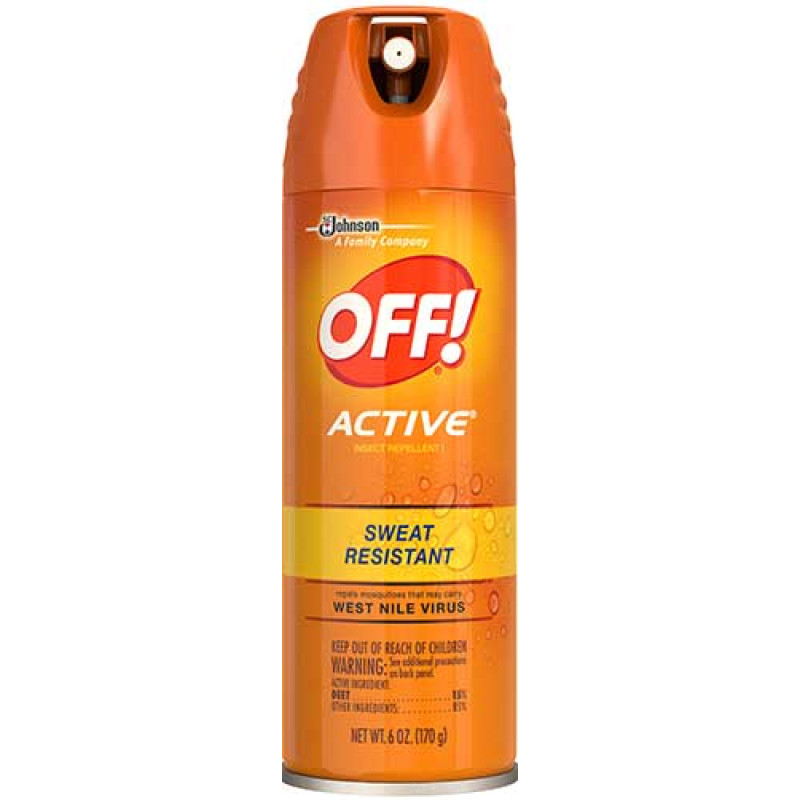 JOHNSON OFF ACTIVE SWEAT RESISTANT 6oz 1CT