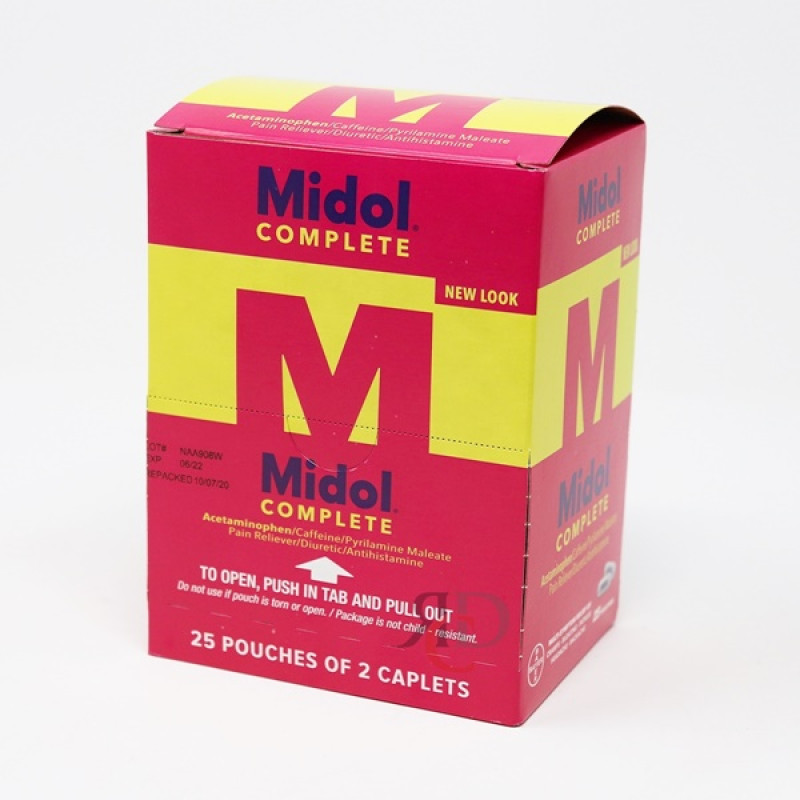 MIDOL COMPLETE SINGLES 25CT/Pack