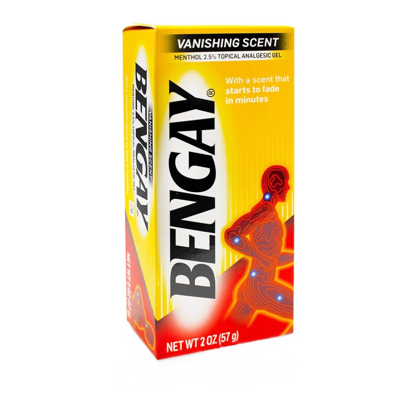 BENGAY PAIN RELIEF CREAM 2OZ VANISHING (YELLOW)