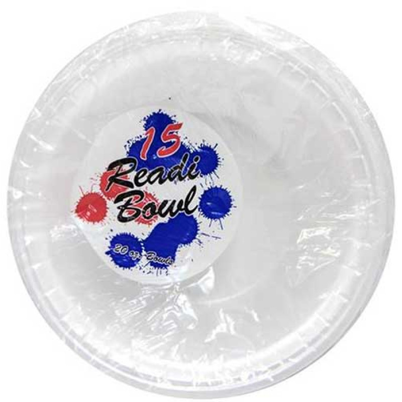 FOAM BOWLS BIG 20OZ 15CT/ PACK