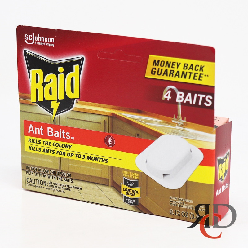 RAID ANT BAINTS 0.12oz CHILD RESISTANT - 4CT/PACK