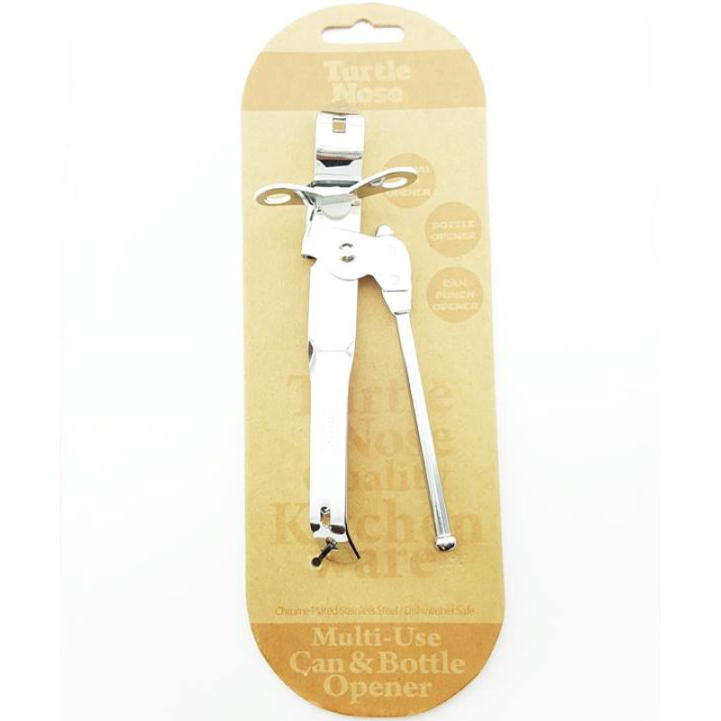 TURTLE NOSE MULTI USE CAN & BOTTLE OPENER 1CT