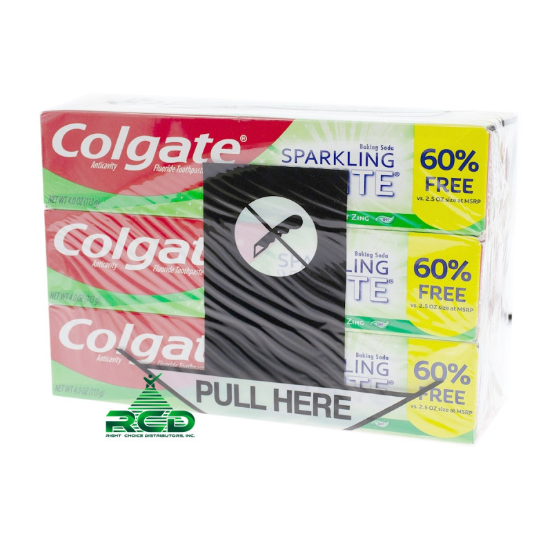 COLGATE 2.5oz+1.5oz - SPARKLIN WHITE